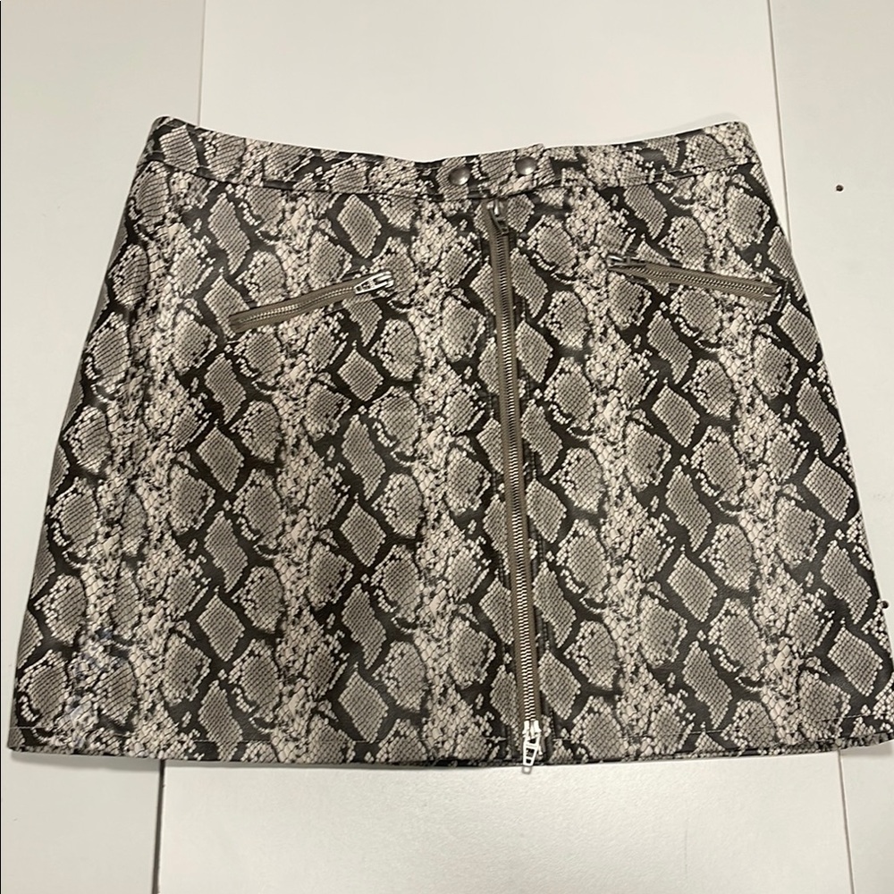 Blank NYC multicolored mini a-line skirt night out